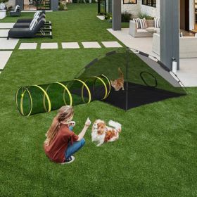 Outdoor Cat Play Tent With Tunnel, Portable Cat Playhouse For Indoor Outdoor, Cat Playpen Enclosed For Cats Rabbits And Small Animals