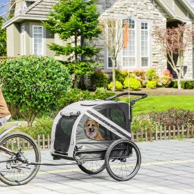 2-in-1 Pet Bike Trailer for Small Dogs