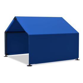 Dog Shade Shelter Outdoor Tent For Small Medium Dogs, Waterproof Sun Protection Pet House For Dogs, Small Animals And Livestock (Option: Blue)