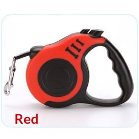 Pet Automatic Telescopic Traction Rope (Option: red-3m)
