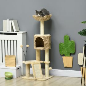 Scratching Posts (Option: Beige-610x430x430 mm)