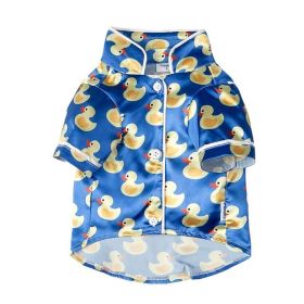New Dog Clothes Autumn And Winter Cat Clothes (Option: Blue-XXL)