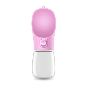 Portable Drinking Cup For Pets (Option: Pink-550ML)