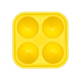 Dog Silicone Slow Tableware Molar Food Leakage Toy Pet Pets Supplies (Option: Tray Yellow)
