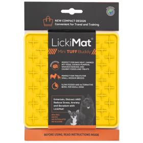 LickiMat® Mini Tuff Buddy Dog (Option: Mini Tuff Buddy Yellow Dog)