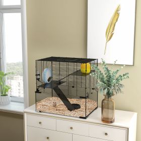23.5" Hamster Cage (Option: Black-870x585x305 mm)