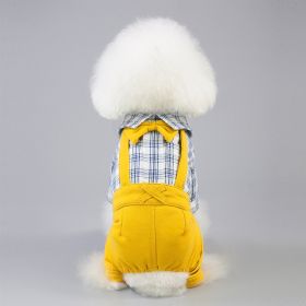 Dog Clothes Spring And Summer Clothing (Option: Yellow-XL)